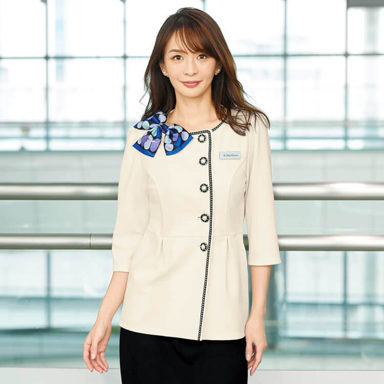 オフィスユニフォーム ジャケット 女性用 事務服 制服 スタイリッシュ