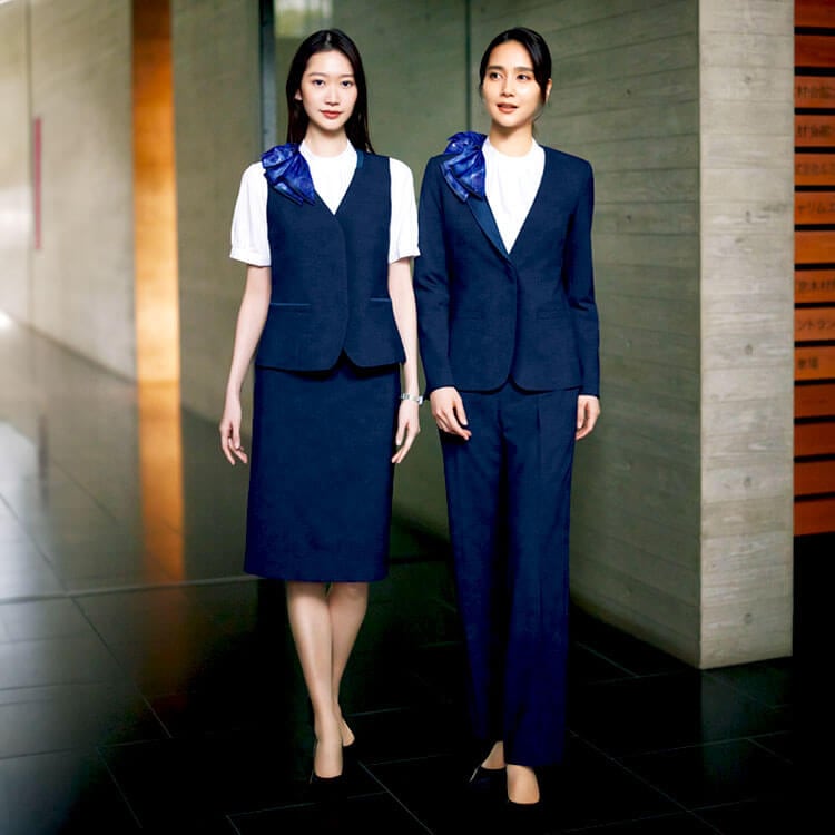 事務服おしゃれベスト - ユニフォーム通販「e-UNIFORM」ー お