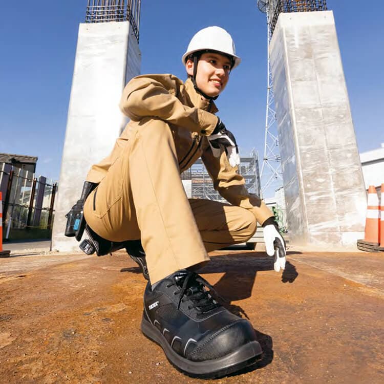 安全靴 セーフティー シューズ 作業スニーカー JSAA規格A種対応｜建設現場でも快適な履き心地を実現したおしゃれ 靴