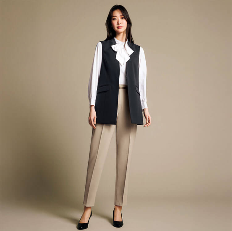 オフィスユニフォーム レディース おしゃれデザイン オリジナリティを演出