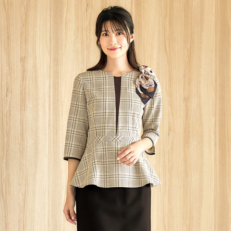 クリニック 受付制服 窓口 オフィスユニフォーム