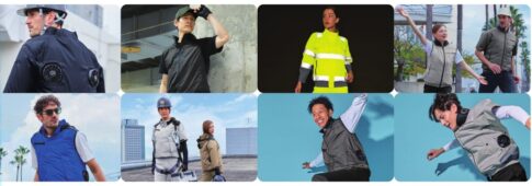 空調服快適ウェアAIRCOOLING/SYSTEM 空調風神ファン、バッテリー 空調服で快適に！熱中症対策グッズ・ファンバッテリーのメーカー
