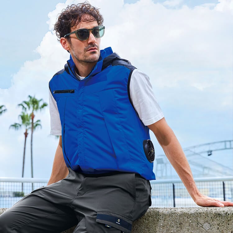 ファン付きベスト・空調作業服｜現場の機動力を最大化する「最適な冷却