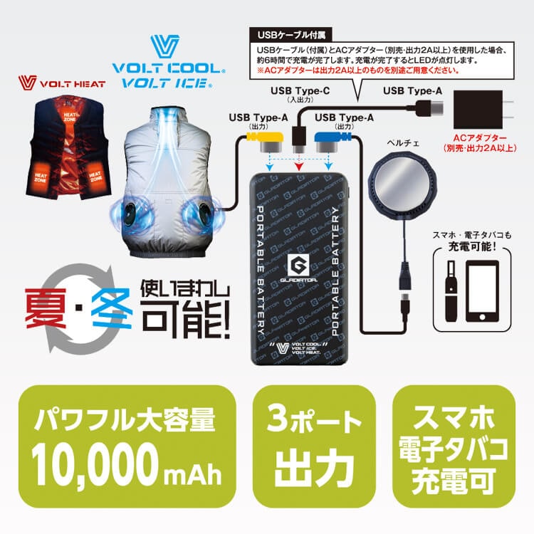 ボルトクール バッテリー